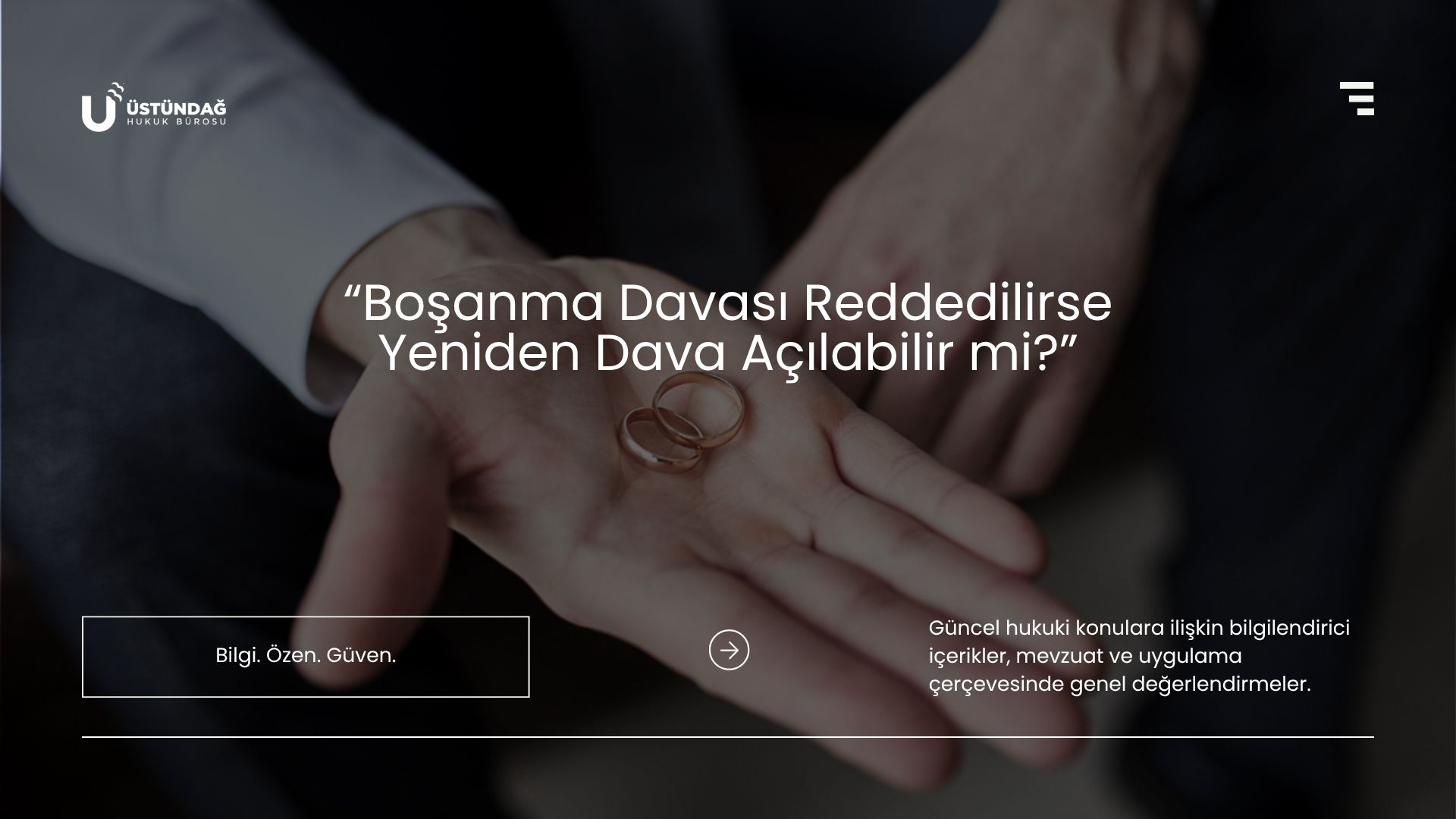 Boşanma Davası Reddedilirse Yeniden Dava Açılabilir mi?